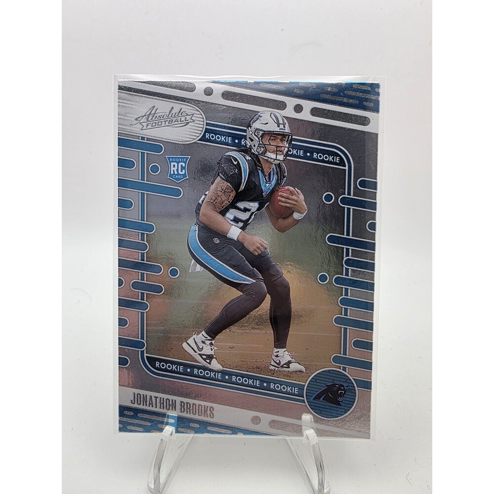 2024 Panini Absolute Rookie #146 Jonathon Brooks Panthers RC Football Card
